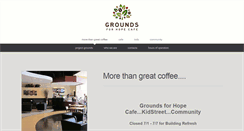 Desktop Screenshot of groundsforhopecafe.org